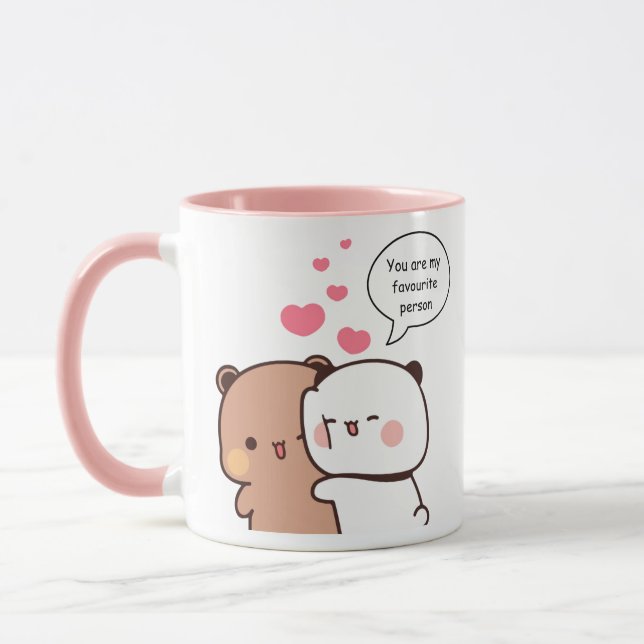 Bubu et Dudu Mug Cadeau Couple personnalisé (Gauche)