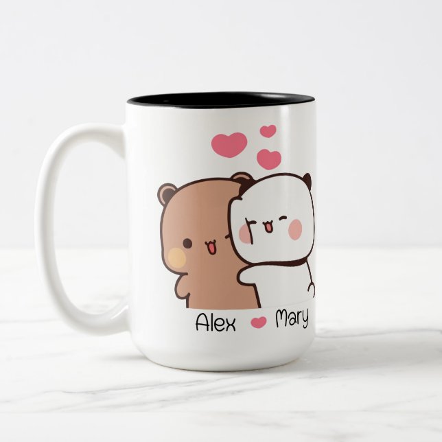 Bubu et Dudu Mug - Cadeau Couple personnalisé (Gauche)