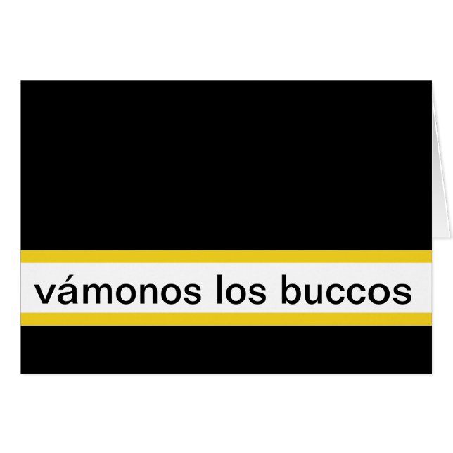 buccos de tarjeta de vámonos los (Devant horizontal)