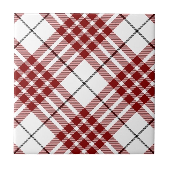 Buchanan tartan rouge blanc carreaux (Devant)