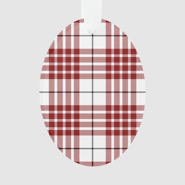 Buchanan tartan rouge blanc plaid (devant)