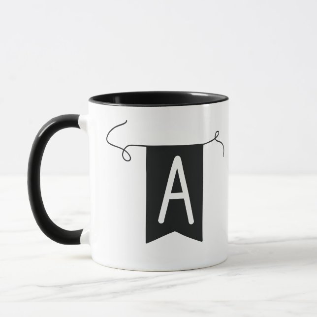 Buchstabe „A“ Becher  Tasse (Gauche)