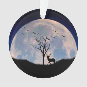 Buck avec Big Rack contre la Pleine lune
