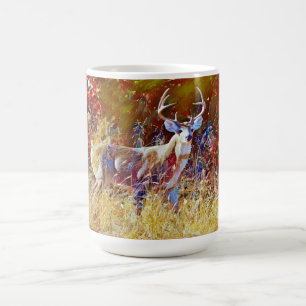 Buck Deer Antlers Nature Art Mug