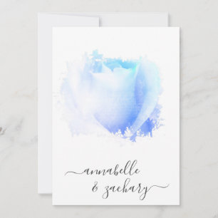 *~* Bud Rose + RSVP - Faire-part de mariage QR AR8