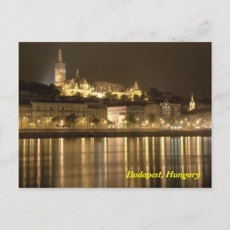 Budapest par la carte postale de nuit