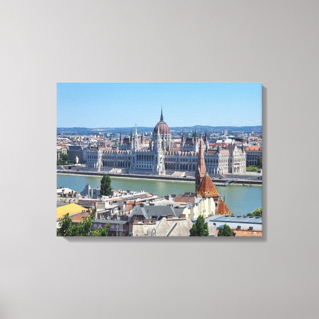 Budapest Parlement hongrois vue impression (Recto)