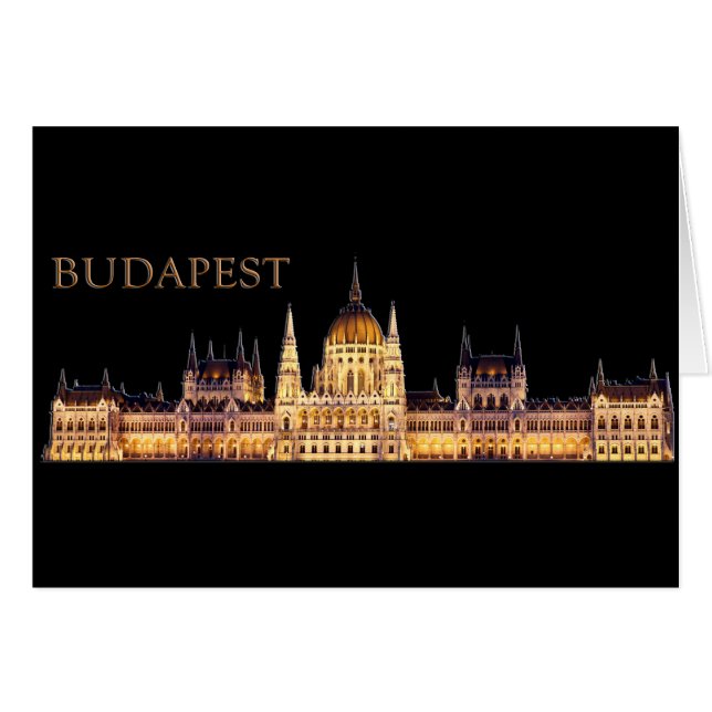 Budapest Travel Souvenir (Devant horizontal)