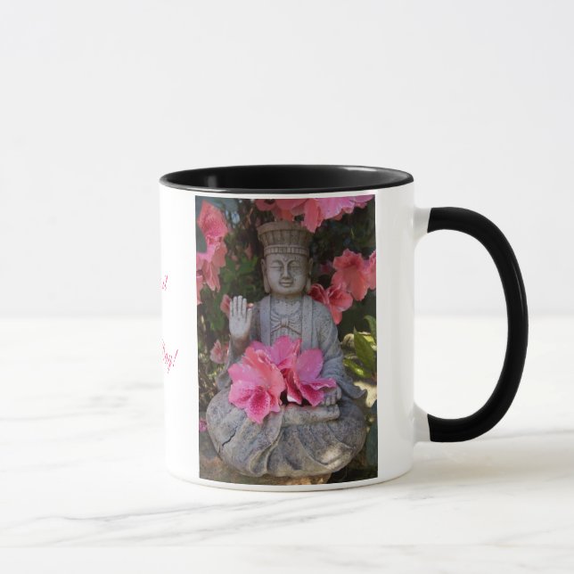 Buddah sous la tasse d'azalées (Droite)