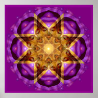 Buddha Mandala Zen Meditation Spiritual Art Poster