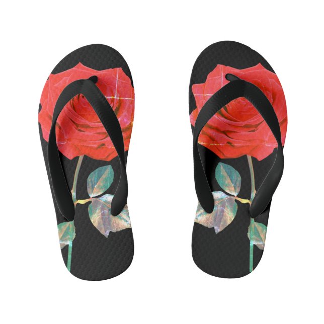 BuddhaToday Enfants #4 Zen Rose Tongs (Semelle)