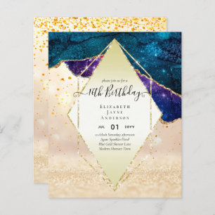 BUDGET 16e anniversaire Glittery AGATE Sparkle Inv