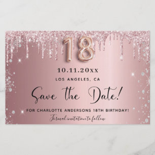 Budget 18e anniversaire parties scintillant de bro