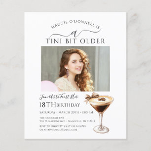 BUDGET 18e anniversaire Tini Bit photo plus ancien