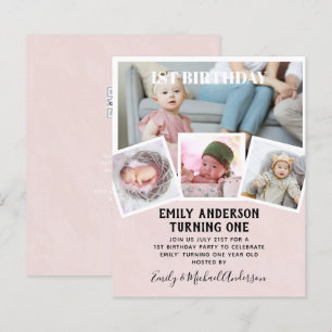 BUDGET 1er anniversaire PHOTO Invitation ou MERCI