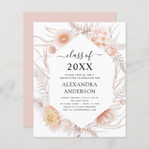 Budget 2022 Graduation Boho Chic Dusty Pink Desert