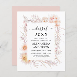 Budget 2022 Graduation Boho Chic Dusty Pink Desert