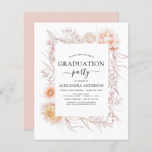 Budget 2022 Graduation Boho Chic Dusty Pink Desert