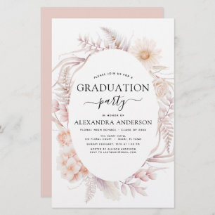 Budget 2022 Graduation Boho Chic Dusty Pink Desert