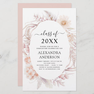 Budget 2022 Graduation Boho Chic Dusty Pink Desert