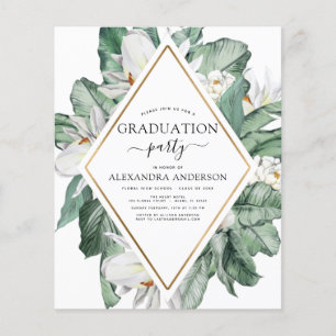 Budget 2022 Tropical Graduation Magnolia Floral