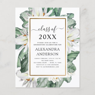 Budget 2022 Tropical Graduation Magnolia Floral