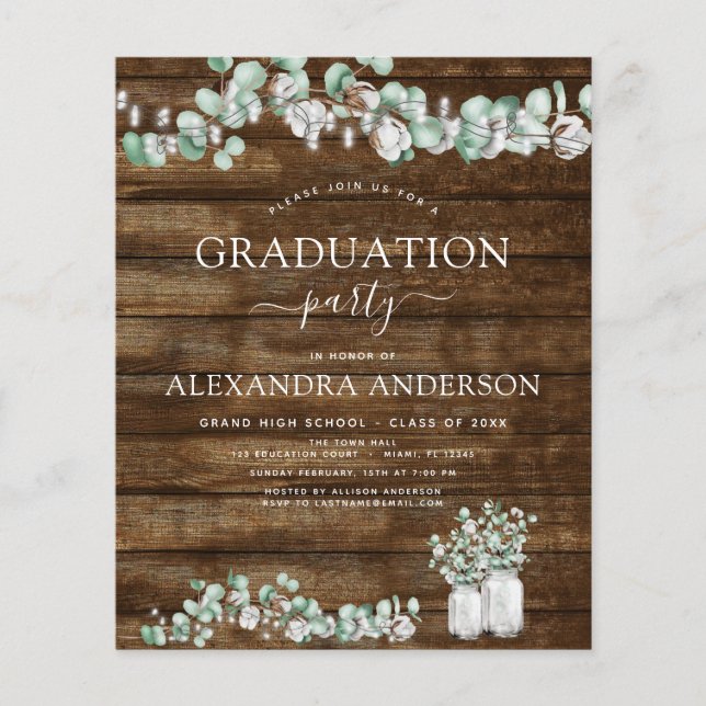 Budget 2023 Eucalyptus Graduation Party (Devant)