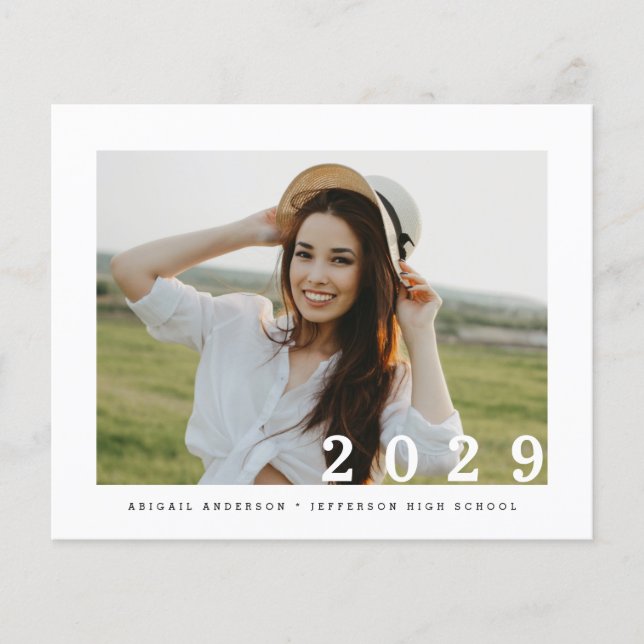 Budget 2023 Faire-part simple d'obtention d'un dip (Devant)