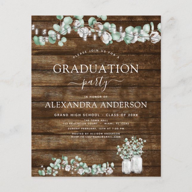 Budget 2023 Fête de Remise des Diplômes Eucalyptus (Devant)