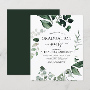 Budget 2023 Graduation Botanical Green