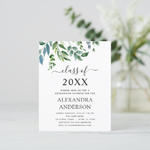 Budget 2023 Graduation Botanical Green