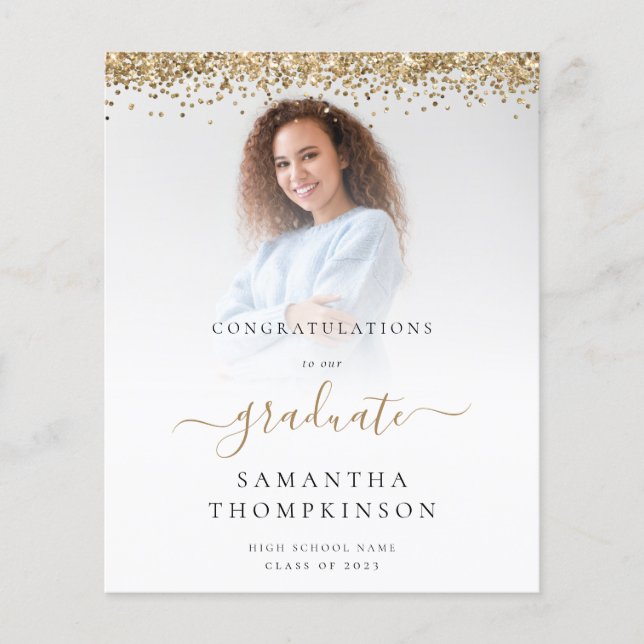 Budget 2024 - Parties scintillant d'or de la photo (Devant)