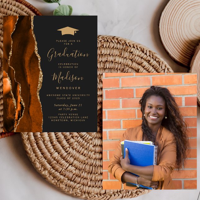 Budget 2025 - Invitation photo de l'âge de rouille (Créateur téléchargé)