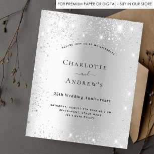 Budget 25e anniversaire de mariage paillettes arge