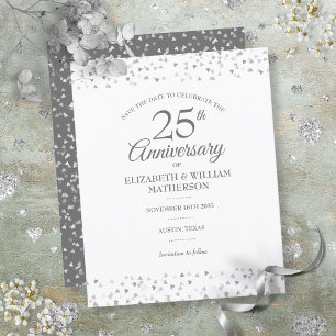 Budget 25e Anniversaire Silver Heart Enregistrer l