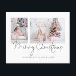 Budget 2 Photos 2026 Calendrier Joyeux Noël<br><div class="desc">Budget Modern 2 Photos Family Script 2026 Calendrier Joyeux Noël. Un prix budgétaire inférieur 4, 5 x 5, 6 "alternative sur 110lbs, semblable en épaisseur à une carte postale. Il y a UN par feuille. Remplacez simplement les deux exemples de photos par les vôtres et personnalisez avec votre salutation et...</div>
