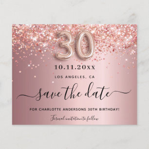 Budget 30e anniversaire parties scintillant de bro
