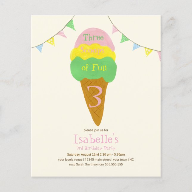 Budget 3 Cuillerées de Fun Fête d'anniversaire 3 a (Devant)