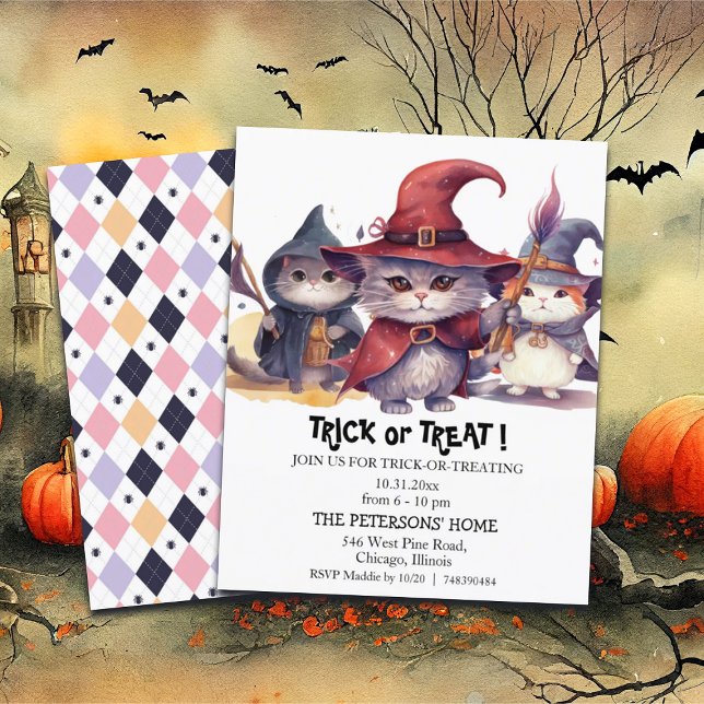 Budget 3 Petites sorcières Trick ou Treat Invitati (Créateur téléchargé)