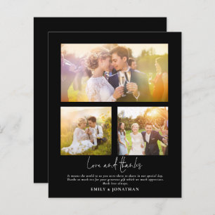 BUDGET 3 photo Amour Merci Mariage Black Merci