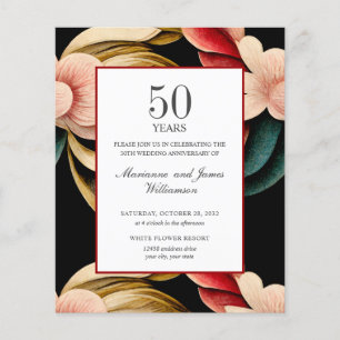 Budget 50e anniversaire FLEURS VINTAGES