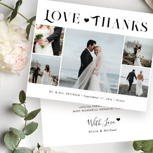 Budget 5 photo amour et remerciements mariage merc