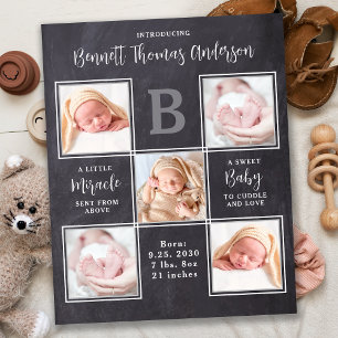 Budget 5 Photo Collage Nouveau Merci de naissance