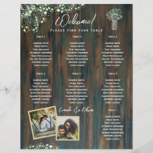 BUDGET 7 Tableau Sièges Rustiques Gypsophila
