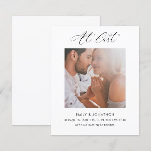 Budget À Dernier Fiançailles Photo Calligraphie