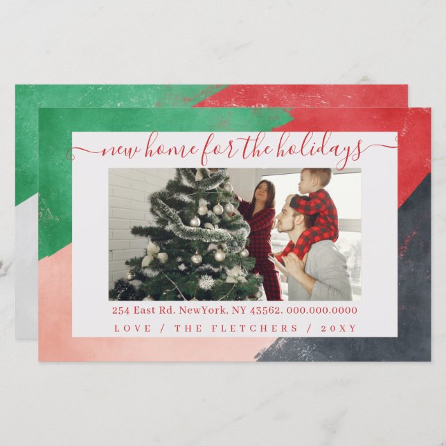 Budget Abstrait Peinture Nouvelle maison Photo de  (Devant / Derrière)