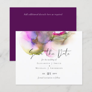 Budget Abstrait Rainbow Purple Mariage