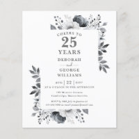 Budget Accueille À 25 Ans Invitation