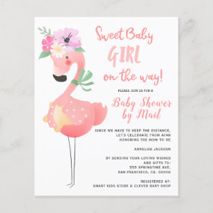 BUDGET adorable flamant rose bébé shower par la po