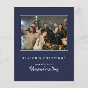 Budget Affaires Logo Noël Équipe moderne Photo